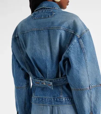 Jacquemus Cropped denim jacket | Thumbnail 6 Jacquemus Cropped denim jacket | Thumbnail 6