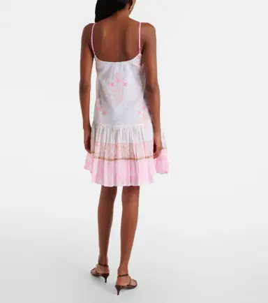 JULIET DUNN Floral ruched cotton minidress | Thumbnail 4 JULIET DUNN Floral ruched cotton minidress | Thumbnail 4