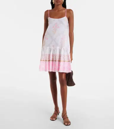 JULIET DUNN Floral ruched cotton minidress | Thumbnail 5 JULIET DUNN Floral ruched cotton minidress | Thumbnail 5