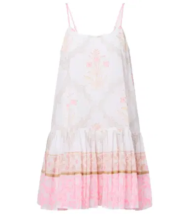 JULIET DUNN Floral ruched cotton minidress | Thumbnail 1 JULIET DUNN Floral ruched cotton minidress | Thumbnail 1
