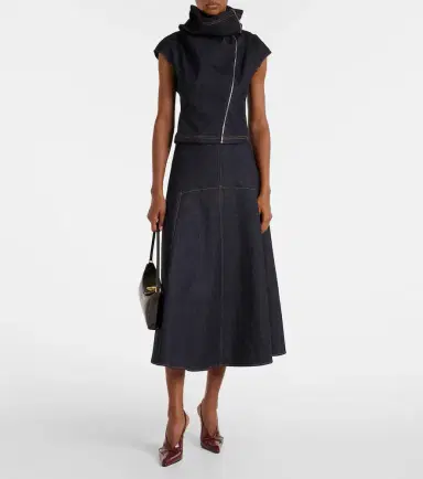 Jacquemus Triangle De-Nîmes denim midi skirt | Thumbnail 2 Jacquemus Triangle De-Nîmes denim midi skirt | Thumbnail 2