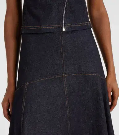 Jacquemus Triangle De-Nîmes denim midi skirt | Thumbnail 3 Jacquemus Triangle De-Nîmes denim midi skirt | Thumbnail 3