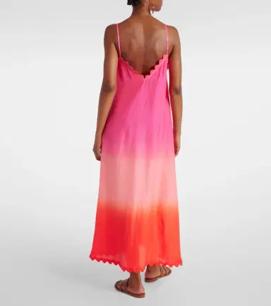 Juliet Dunn Scalloped silk slip dress | Thumbnail 5 Juliet Dunn Scalloped silk slip dress | Thumbnail 5