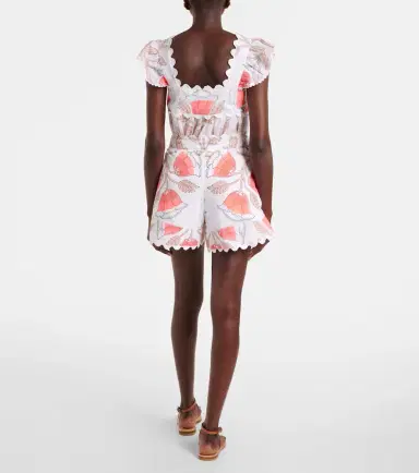 JULIET DUNN Floral cotton shorts | Thumbnail 2 JULIET DUNN Floral cotton shorts | Thumbnail 2