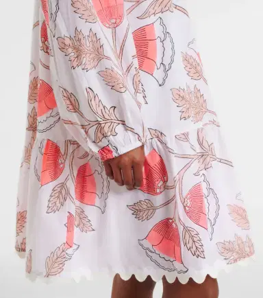 JULIET DUNN Printed scalloped cotton minidress | Thumbnail 5 JULIET DUNN Printed scalloped cotton minidress | Thumbnail 5