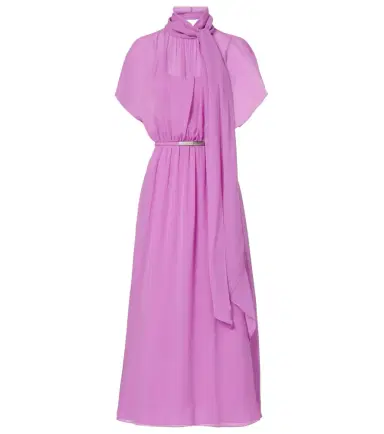 Max Mara Pineta silk georgette maxi dress | Thumbnail 1 Max Mara Pineta silk georgette maxi dress | Thumbnail 1