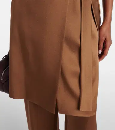 Max Mara Afgano belted satin jacket | Thumbnail 4 Max Mara Afgano belted satin jacket | Thumbnail 4