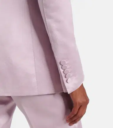 Tom Ford Cotton and silk satin blazer | Thumbnail 4 Tom Ford Cotton and silk satin blazer | Thumbnail 4