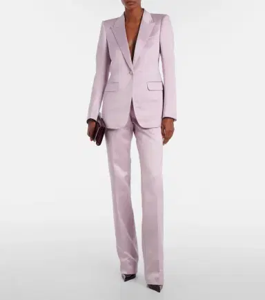 Tom Ford Cotton and silk satin blazer | Thumbnail 5 Tom Ford Cotton and silk satin blazer | Thumbnail 5