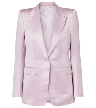Tom Ford Cotton and silk satin blazer | Thumbnail 1 Tom Ford Cotton and silk satin blazer | Thumbnail 1