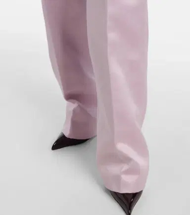 Tom Ford Cotton and silk duchesse straight pants | Thumbnail 4 Tom Ford Cotton and silk duchesse straight pants | Thumbnail 4