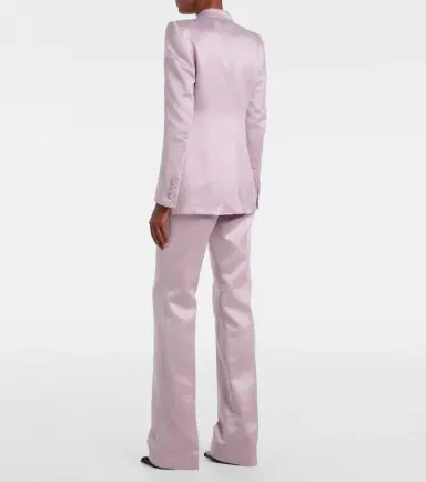 Tom Ford Cotton and silk duchesse straight pants | Thumbnail 5 Tom Ford Cotton and silk duchesse straight pants | Thumbnail 5