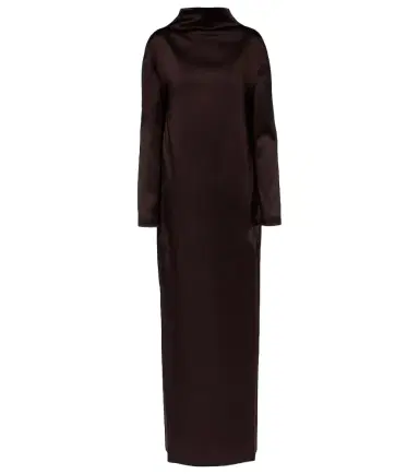 Tom Ford Crêpe satin gown | Thumbnail 1 Tom Ford Crêpe satin gown | Thumbnail 1