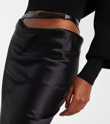 Tom Ford Asymmetric silk satin maxi skirt | Thumbnail 3 Tom Ford Asymmetric silk satin maxi skirt | Thumbnail 3