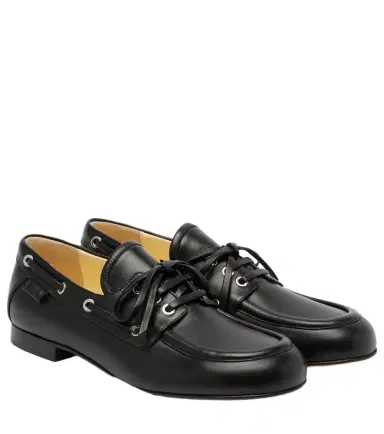 Proenza Schouler Leather boat shoes | Thumbnail 1 Proenza Schouler Leather boat shoes | Thumbnail 1