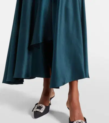 Roksanda Asha asymmetric silk satin maxi skirt | Thumbnail 5 Roksanda Asha asymmetric silk satin maxi skirt | Thumbnail 5