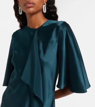Roksanda Naiara draped silk satin top | Thumbnail 2 Roksanda Naiara draped silk satin top | Thumbnail 2