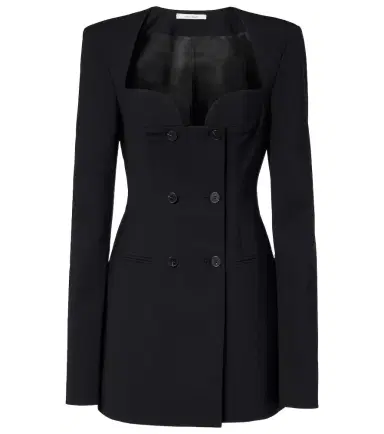 Nensi Dojaka Double-breasted blazer dress | Thumbnail 1 Nensi Dojaka Double-breasted blazer dress | Thumbnail 1