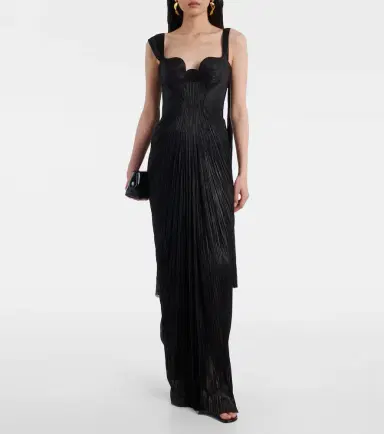 Maria Lucia Hohan Anais open-back silk muslin gown | Thumbnail 2 Maria Lucia Hohan Anais open-back silk muslin gown | Thumbnail 2