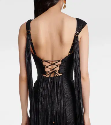 Maria Lucia Hohan Anais open-back silk muslin gown | Thumbnail 3 Maria Lucia Hohan Anais open-back silk muslin gown | Thumbnail 3