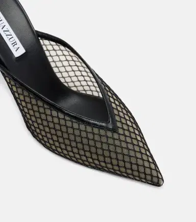 Aquazzura Bisous 85 mesh mules | Thumbnail 2 Aquazzura Bisous 85 mesh mules | Thumbnail 2