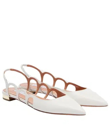 Aquazzura Endless Love leather slingback flats | Thumbnail 1 Aquazzura Endless Love leather slingback flats | Thumbnail 1