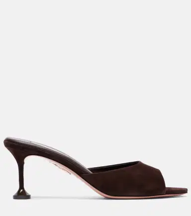 Aquazzura Bisous 65 suede mules | Thumbnail 2 Aquazzura Bisous 65 suede mules | Thumbnail 2