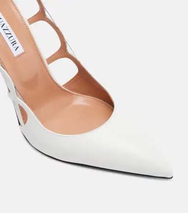 Aquazzura Endless Love 105 leather slingback pumps | Thumbnail 4 Aquazzura Endless Love 105 leather slingback pumps | Thumbnail 4