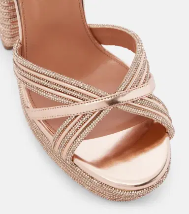 Aquazzura Sundance Sparkle 140 platform sandals | Thumbnail 3 Aquazzura Sundance Sparkle 140 platform sandals | Thumbnail 3