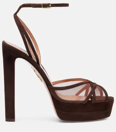Aquazzura Shear Plateau 130 suede platform sandals | Thumbnail 2 Aquazzura Shear Plateau 130 suede platform sandals | Thumbnail 2