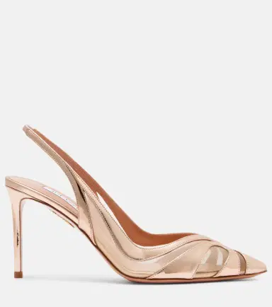 Aquazzura Lune 85 slingback pumps | Thumbnail 4 Aquazzura Lune 85 slingback pumps | Thumbnail 4