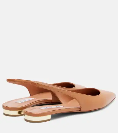 Aquazzura Purist leather slingback flats | Thumbnail 2 Aquazzura Purist leather slingback flats | Thumbnail 2