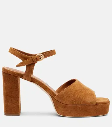 Staud Jodie 105 suede platform sandals | Thumbnail 3 Staud Jodie 105 suede platform sandals | Thumbnail 3