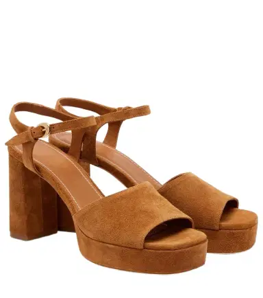 Staud Jodie 105 suede platform sandals | Thumbnail 1 Staud Jodie 105 suede platform sandals | Thumbnail 1