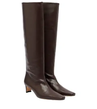 Staud Wally 55 leather knee-high boots | Thumbnail 1 Staud Wally 55 leather knee-high boots | Thumbnail 1