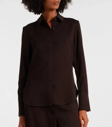Proenza Schouler White Label Maddi twill shirt | Thumbnail 4 Proenza Schouler White Label Maddi twill shirt | Thumbnail 4