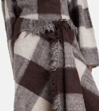 Proenza Schouler Kai checked alpaca and wool-blend miniskirt | Thumbnail 3 Proenza Schouler Kai checked alpaca and wool-blend miniskirt | Thumbnail 3