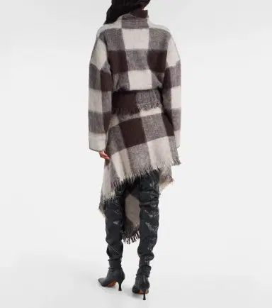 Proenza Schouler Kai checked alpaca and wool-blend miniskirt | Thumbnail 4 Proenza Schouler Kai checked alpaca and wool-blend miniskirt | Thumbnail 4