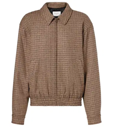 Saint Laurent Houndstooth padded jacket | Thumbnail 1 Saint Laurent Houndstooth padded jacket | Thumbnail 1