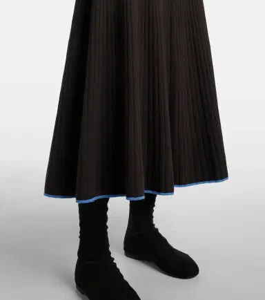 Proenza Schouler White Label Carly ribbed-knit midi skirt | Thumbnail 4 Proenza Schouler White Label Carly ribbed-knit midi skirt | Thumbnail 4