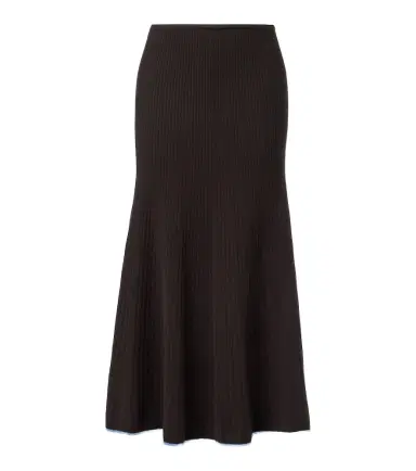 Proenza Schouler White Label Carly ribbed-knit midi skirt | Thumbnail 1 Proenza Schouler White Label Carly ribbed-knit midi skirt | Thumbnail 1