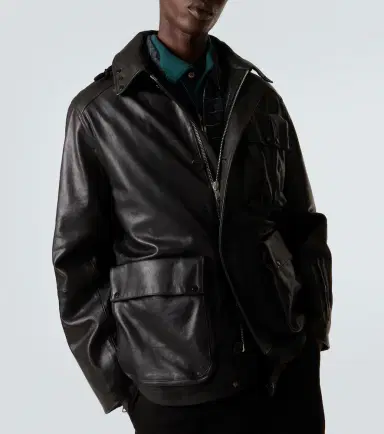 C.P. Company C. P. Company Lens leather jacket | Thumbnail 4 C.P. Company C. P. Company Lens leather jacket | Thumbnail 4