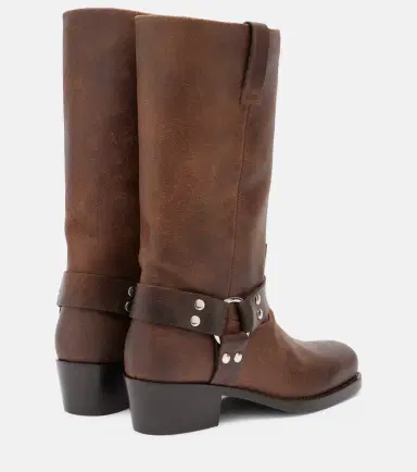 Paris Texas Roxy distressed leather biker boots | Thumbnail 4 Paris Texas Roxy distressed leather biker boots | Thumbnail 4