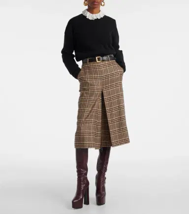 Saint Laurent Lace-trimmed cotton poplin blouse | Thumbnail 5 Saint Laurent Lace-trimmed cotton poplin blouse | Thumbnail 5