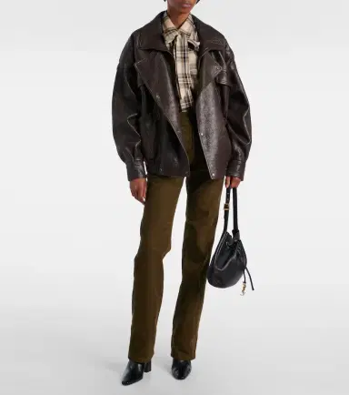 Saint Laurent Clyde cotton corduroy straight pants | Thumbnail 2 Saint Laurent Clyde cotton corduroy straight pants | Thumbnail 2