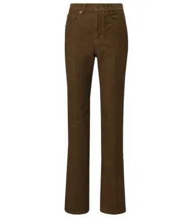 Saint Laurent Clyde cotton corduroy straight pants | Thumbnail 1 Saint Laurent Clyde cotton corduroy straight pants | Thumbnail 1