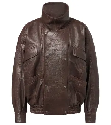 Saint Laurent Leather bomber jacket | Thumbnail 1 Saint Laurent Leather bomber jacket | Thumbnail 1
