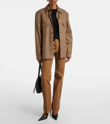 Saint Laurent Clyde cotton corduroy straight pants | Thumbnail 4 Saint Laurent Clyde cotton corduroy straight pants | Thumbnail 4