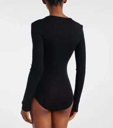 Saint Laurent Wool jersey bodysuit | Thumbnail 4 Saint Laurent Wool jersey bodysuit | Thumbnail 4
