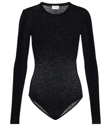 Saint Laurent Wool jersey bodysuit | Thumbnail 1 Saint Laurent Wool jersey bodysuit | Thumbnail 1